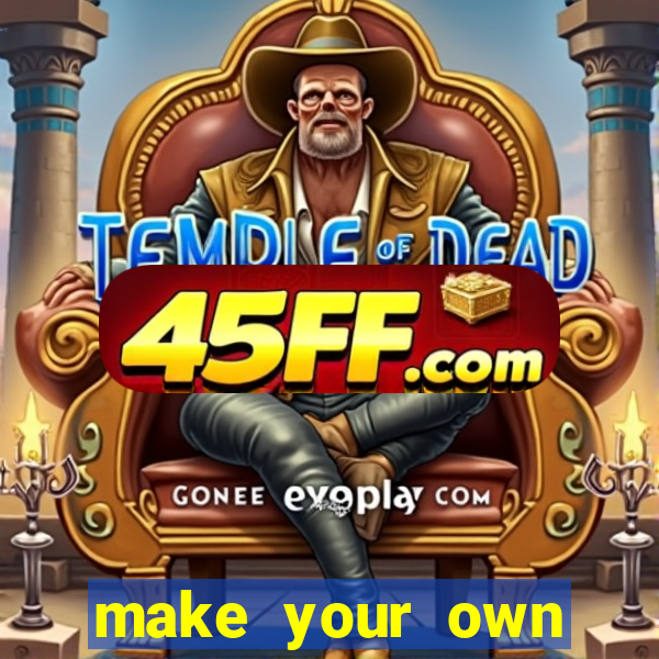 make your own bingo app